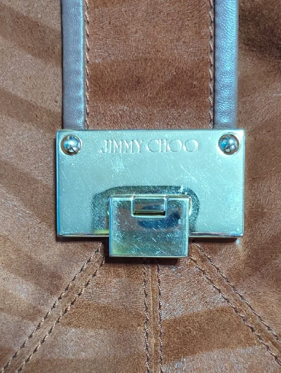 Jimmy Choo Ana Suede Hobo Bag - Picture 12 of 14